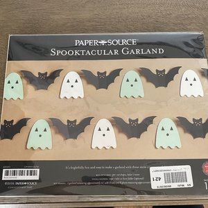 Paper Source Spooktacular Garland Ghosts and Bats Halloween